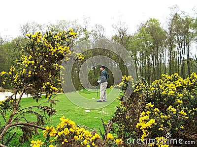 Asford Castle golf course. Kong, Ireland Editorial Stock Photo